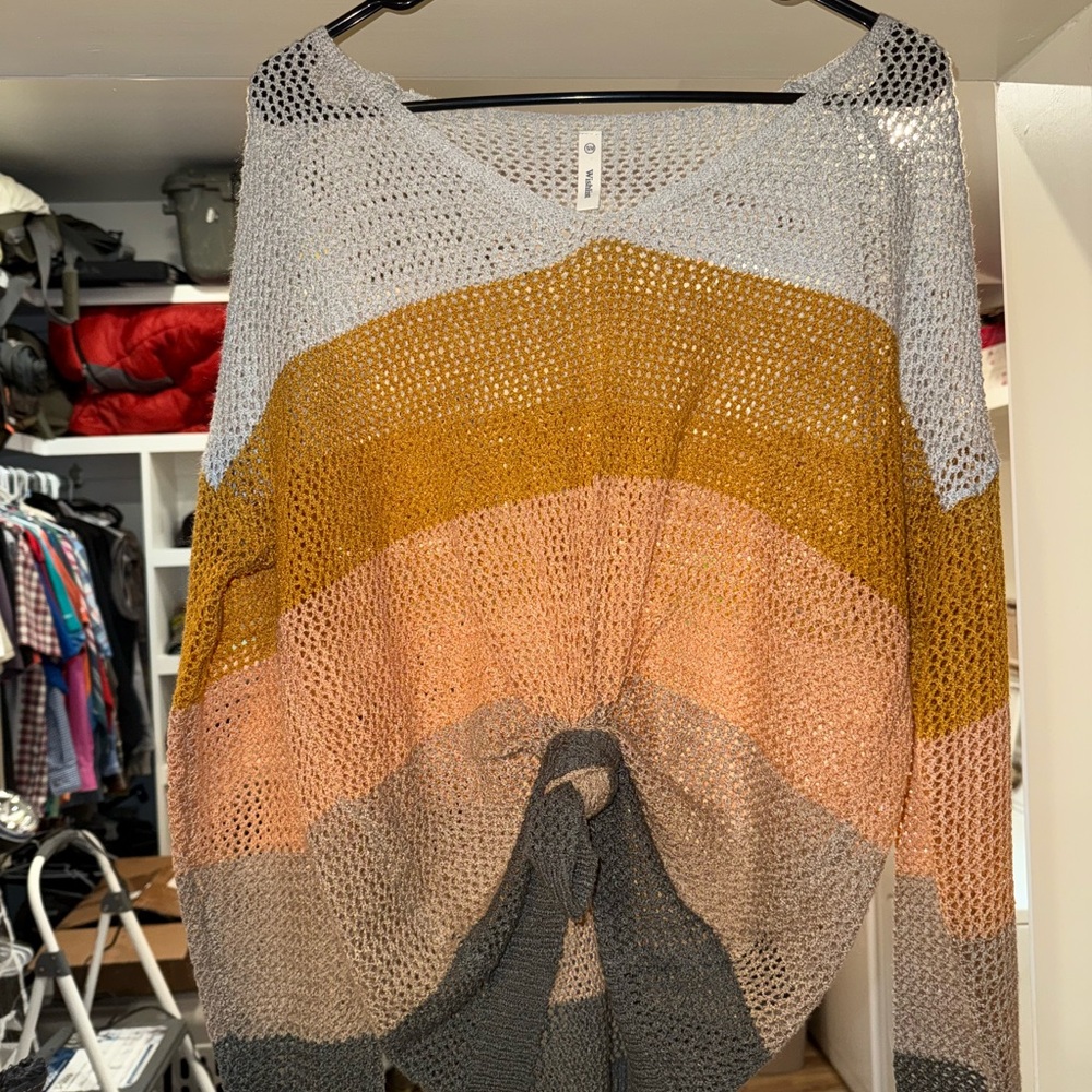 Wishlist Multicolor V-Neck Sweater